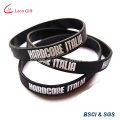 Bracelet en silicone personnalisé pour la promotion